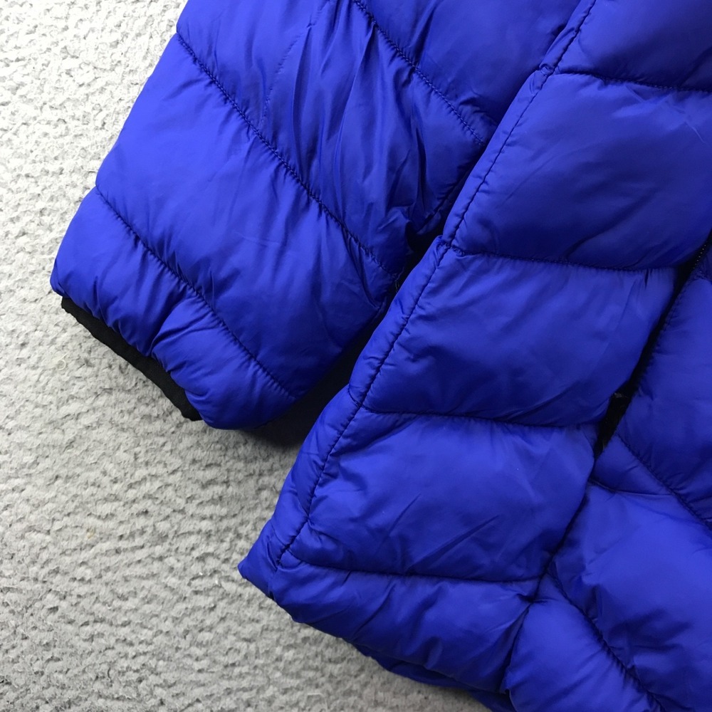Spyder Jacket Men Large Blue Puffer Thermo Hydro Pro Web Insulated Hood Gorpcore - Picture 4 of 16